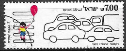 ISRAELE - 1982 - SICUREZZA STRADALE - USATO (YVERT 819 - MICHEL 878) - Usados (sin Tab)