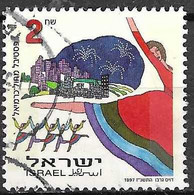 ISRAELE - 1997 - FESTIVAL DELLA DANZA A KARMIEL - USATO (YVERT 1371 - MICHEL 1436) - Usados (sin Tab)