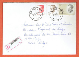 M - Recommandé - Halte Relais Banneux 1987 - 41A - PP Louveigné - Postmarks With Stars