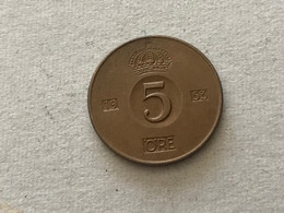 Münze Münzen Umlaufmünze Schweden 5 Öre 1953 - Sweden