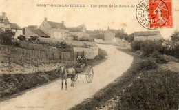 - St BRIS Le Vineux (89) - Un Attelage, Route De Champs  -27538- - Saint Bris Le Vineux