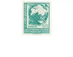 India 1964 XXII INTERNATIONAL GEOLOGICAL CONGRESS 1v Stamp MNH - Ungebraucht