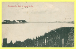 MANSOURAH - Pont Du Chemin De Fer - Voyagée Vers TONGRES ( B ) - Edit. RUDMANN N° 715 - Alexandria 1910 - Mansourah