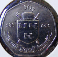 Ireland - 1988 - 50 Pence - KM 26 - 1000th Anniversary Of Dublin - XF - Ireland