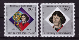 Rwanda 1973 - MNH ** - Nicolas Copernic - Michel Nr. 612A-613A (rwa096) - 1970-79: Nuevos