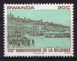 Rwanda 1980 - MNG - Paysages - Michel Nr. 1077 (rwa106) - 1980-89: Nuevos