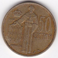 Monaco. 50 Centimes 1962, Rainier III, En Cupro Aluminium - 1960-2001 New Francs