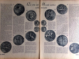 Articolo Del 1942 La Vita Nel Mondo Antico Delle Monete Ambrogio Galletti - Unclassified