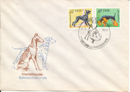 Germany DDR Cover 17-8-1976 With Special DOG Postmark, Stamps And Cachet - Cartas