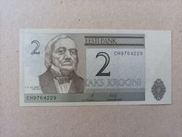 Billete De Estonia De 2 Krooni, Año 2007, UNCIRCULATED - Estonia