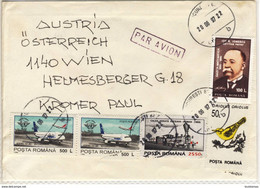 Boing 737-300 - Posta Romana,  Different Stamps With Thematic Airplane, Train And Bird , Ref. 133 - Covers & Documents