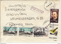 Boing 737-300 - Posta Romana,  Different Stamps With Thematic Airplane, Train And Bird , Ref. 133 - Brieven En Documenten
