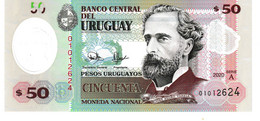 Uruguay P.new 50 Pesos 2020 Unc - Uruguay