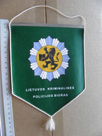 Pennant Lithuania - Lithuanian Criminal Police Office - Green - Police & Gendarmerie