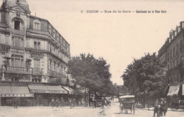 CPA - 21 - DIJON - Rue De La Gare Aboutissant Sur La Place Darcy - Vieux Véhicule - RL Dumont - Taverne - Dijon