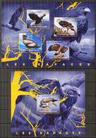Central African Republic 2014 Birds Raptors Sheet + S/S MNH - Central African Republic