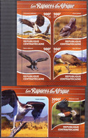 Central African Republic 2015 Birds Raptors Sheet + S/S MNH - Central African Republic