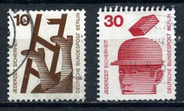 ALLEMAGNE: Berlin N° 388-389- (Yvert) Oblitéré. 1970-1979 - Gebraucht