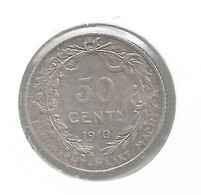 ALBERT I * 50 Cent 1910 Vlaams * Prachtig * Nr 11377 - 50 Centimes