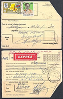 Ca0640 ZAIRE 1974, Mobutu & Anniv Independence Stamps On Mbuji Mayi Mandat To Lodja - Gebraucht