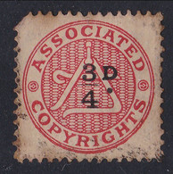 GB REVENUE CINDERELLA Music Royalty - ASSOCIATED COPYRIGHTS 3/4d - Revenue Stamps