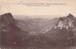 CPA - Puy De Dome - Environs Du MONT DORE - Roche Tullière Et Roche Sanadoire - Le Mont Dore