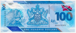 TRINIDAD AND TOBAGO 100 DOLLARS POLYMER P-65 GREATER BIRD OF PARADISE 2020 UNC - Trinidad Y Tobago