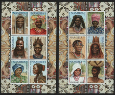 Namibia 2002 - Mi-Nr. 1061-1072 ** - MNH - KLB - Einheimische Frauen - Namibia (1990- ...)