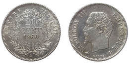 20 Centimes 1860 A (France) Silver - 20 Centimes