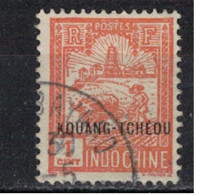 KOUANG TCHEOU          N°     YVERT  77 OBLITERE       ( Ob  10/01 ) - Used Stamps