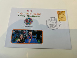 (2 G 43) China Beijing Winter Olympic Games 2022 - Italy Gold  - Curling Mixed Double - Inverno 2022 : Pechino