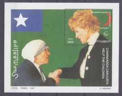1998 Somalia  673/B45 Princess Diana And Mother Teresa 13,00 € - Mère Teresa
