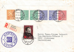 FINLAND - REGISTERED MAIL 1972 NAPAPIIRI / ZL306 - Lettres & Documents