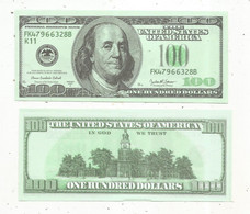 BILLET FICTIF , 100 Dollars , Series 2003 A , ETATS UNIS - Specimen