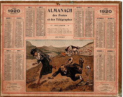 Almanach Des Postes 1920 Em - Big : 1901-20