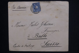 JAPON - Enveloppe De Yokohama Pour La Suisse En 1901 -  L 128209 - Briefe U. Dokumente