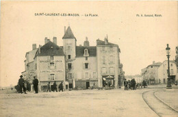 St Laurent Les Macon * La Place Du Village * épicerie En Gros LORTAL PATUREL - Ohne Zuordnung