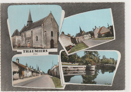 THAUMIERS (18) Divers Aspects - 105x150 - Dentelée, Glacée - Ed. Combier N° Lu 2  -  Timbrée 1964 - Thaumiers