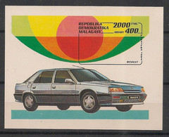 MADAGASCAR - 1992 - Bloc Feuillet BF N°Yv. 81 - Renault - Neuf Luxe ** / MNH / Postfrisch - Madagascar (1960-...)
