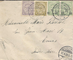 1920- Enveloppe  Affr. 15 C De WILWERWILT  Pour La France - 1921-27 Charlotte Front Side