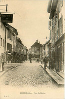 Seyssel * La Place Du Marché * Hôtel Du Commerce * Coiffeur - Seyssel