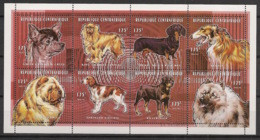 CENTRAFRICAINE - 1997 - N°Yv. 1205 à 1212 - Chiens / Dogs - Neuf Luxe ** / MNH / Postfrisch - Central African Republic
