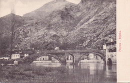 Seltene  ALTE  AK  RIJEKA CRNOJEVICA / Montenegro  - Teilansicht Mit Brücke - 1910 Ca. Gedruckt - Montenegro