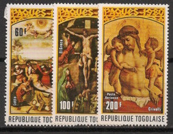 TOGO - 1980 - Poste Aérienne PA N°Yv. 418 à 420 - Pâques - Neuf Luxe ** / MNH / Postfrisch - Togo (1960-...)