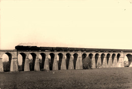 Ballersdorf * Carte Photo * Pont Viaduc * Locomotive Machine Train * Ligne Chemin De Fer Haut Rhin - Andere & Zonder Classificatie