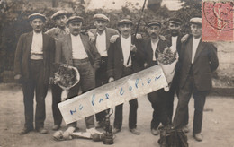 VILLEFRANCHE Sur SAONE - Une équipe De Boulistes En 1905 ( Carte Photo ) - Villefranche-sur-Saone