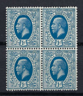 GRANDE BRETAGNE 1912: Vignettes De La "International Stamp Exhibition" De Londres, Bloc De 4 Neufs** - Werbemarken, Vignetten