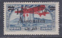 Alaouites  PA N° 13 X  Timbre Surchargé  : 15 Pi Sur 25 Pi Bleu Trace De Charnière Sinon TB - Unused Stamps