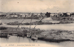 CPA - EGYPTE - ASSOUAN - Vu De L'Ile D'Eléphantine - From Elephantine Island - LL - Assuan