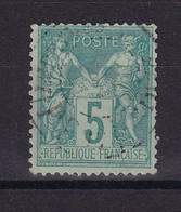 D 440 / SAGE N° 75 CACHET JOUR DE L AN / CACHET A DATE SANS DATE - 1876-1898 Sage (Tipo II)